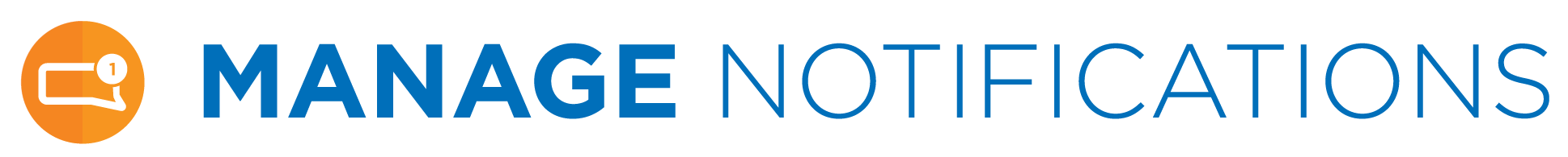 Manage Notifications