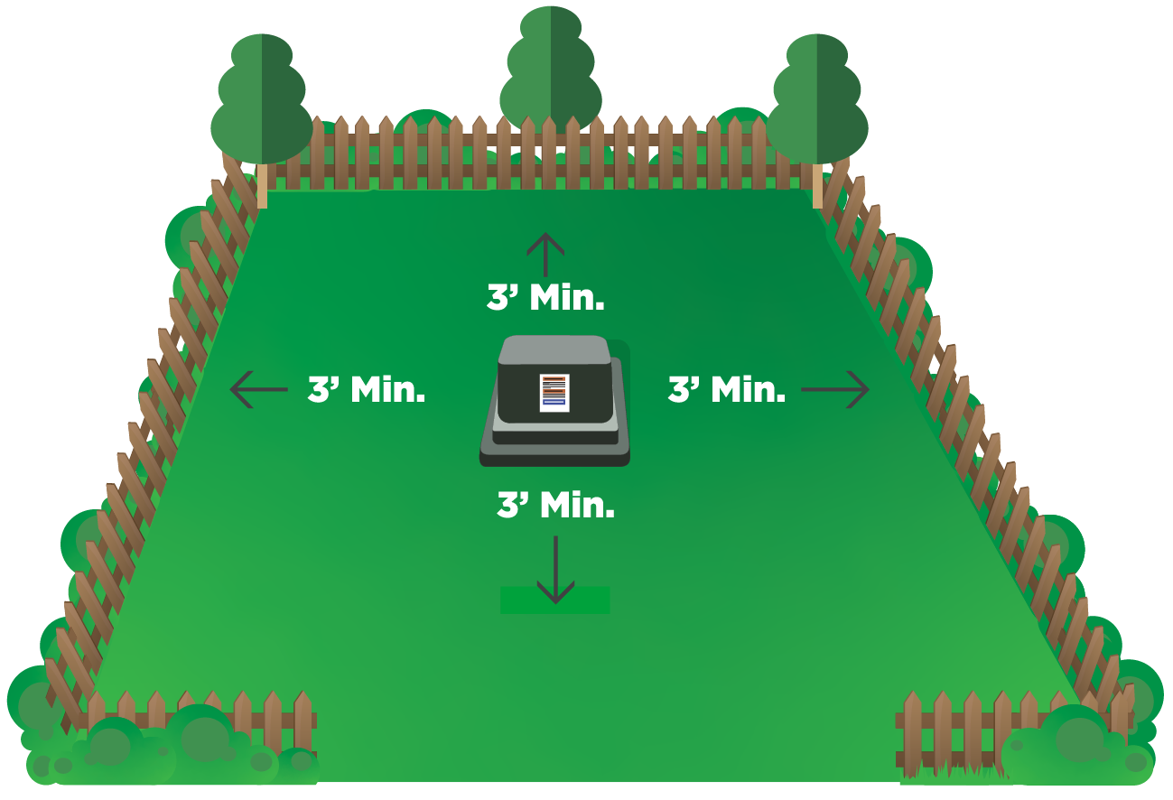 small pedestal secondary enclosure for kic
