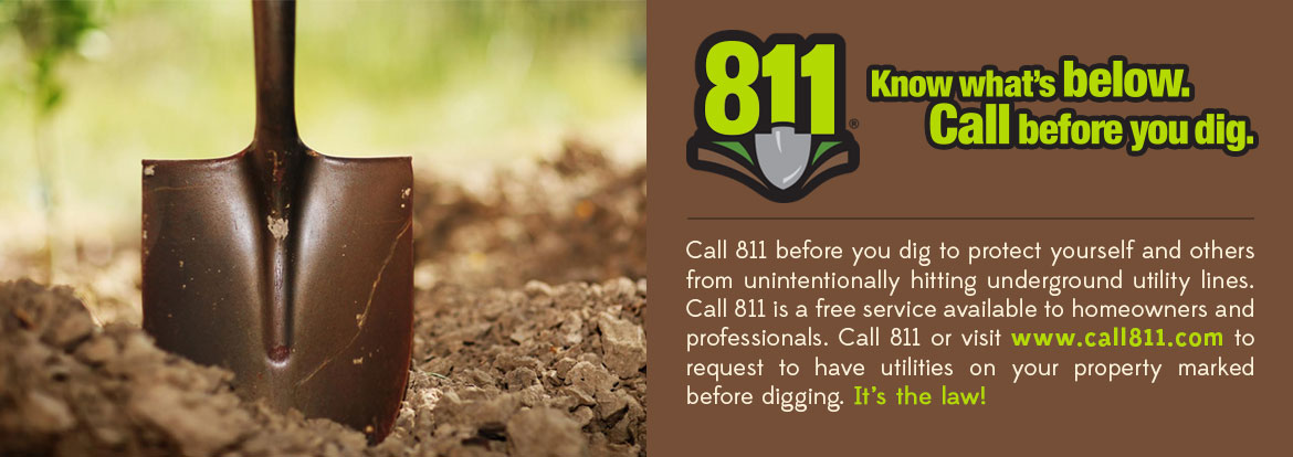 SECO Energy, Call 811 before you dig