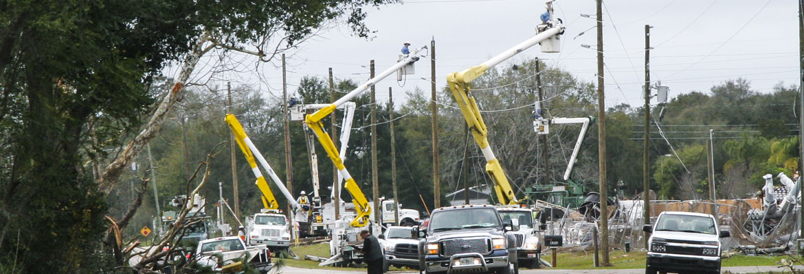 SECO Energy is Storm Ready, Line Crews Working
