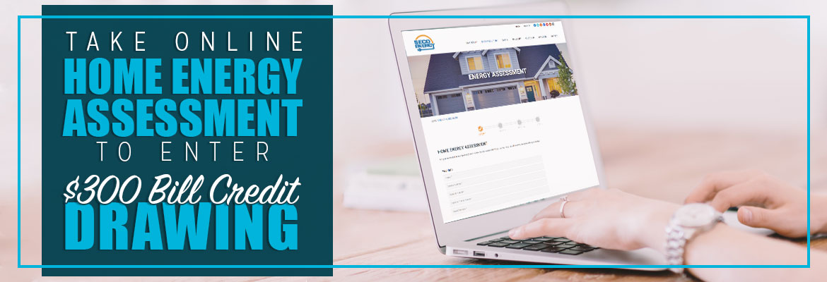 Take Online Home Energy Assessment to Enter $300 Bill Credit Drawing