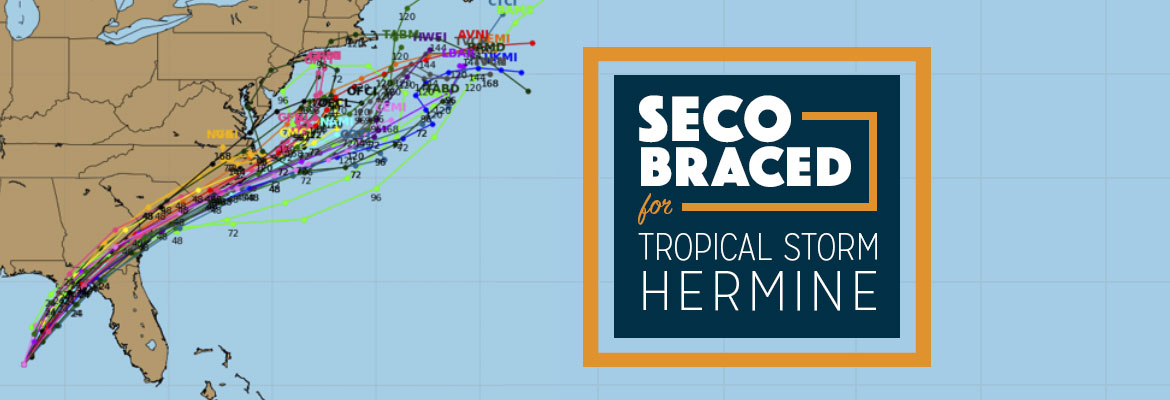 SECO Braced for Tropical Storm Hermine