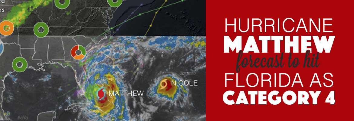 Hurricane Matthew Forecast to Hit Florida as Cat 4