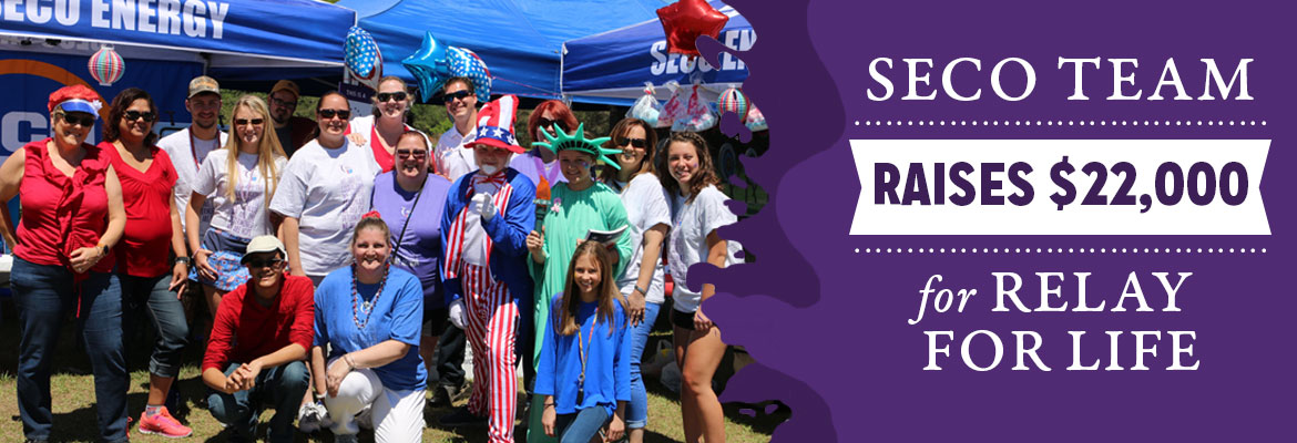 SECO Team Raises $22,000 for Relay For Life