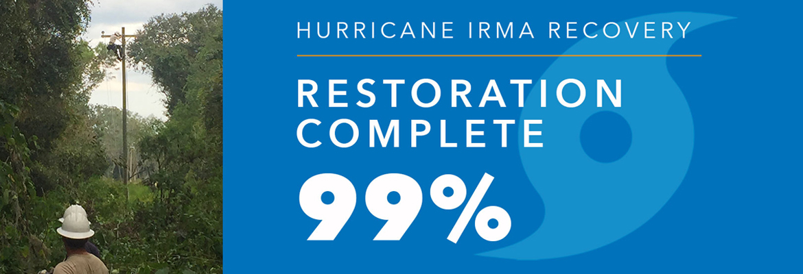 SECO’s System 99.9% Recovered After Hurricane Irma
