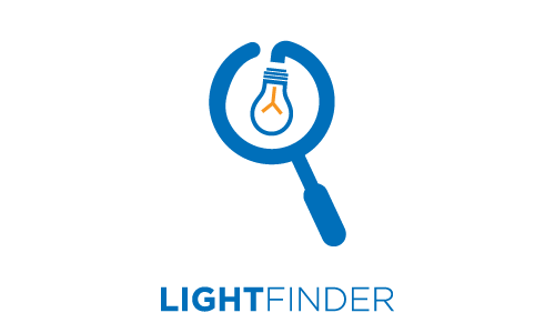 Light finder tile front