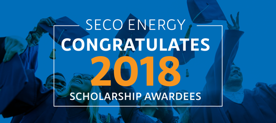 SECO Energy Congratulates 2018 Scholarship Awardees