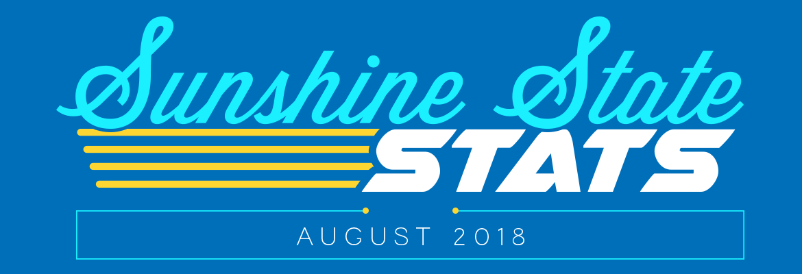 Sunshine State Stats, August 2018