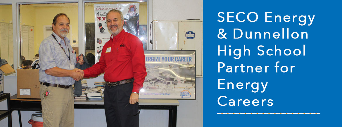 SECO Energy and Dunnellon High School Partner for Energy Careers