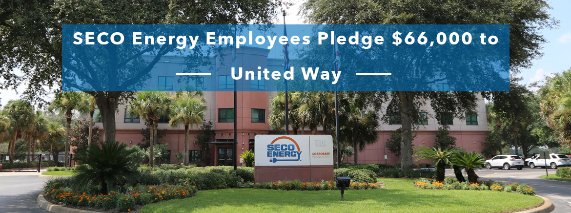 SECO Energy Employees Pledge $66,000 to United Way