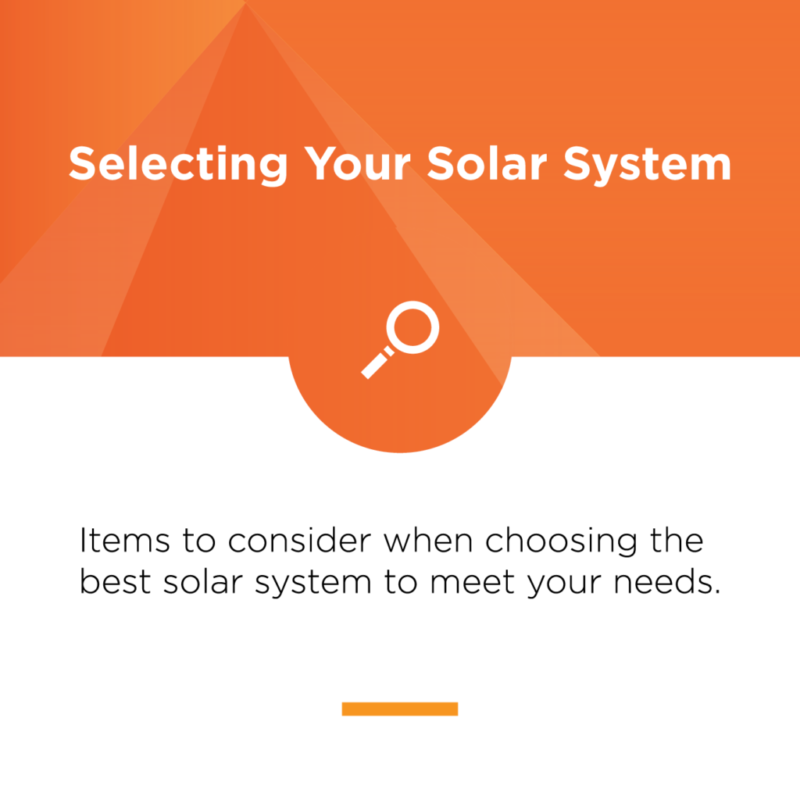 Selecting Your System back