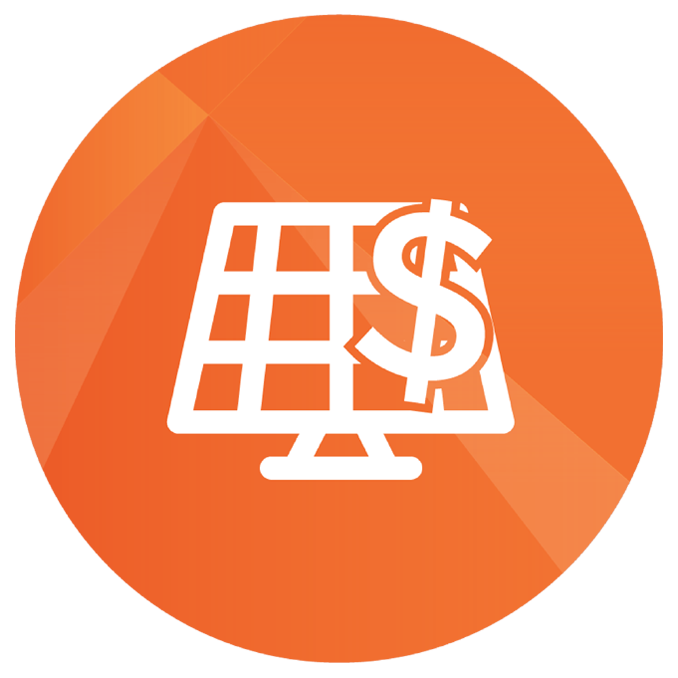 Orange Solar estimator icon