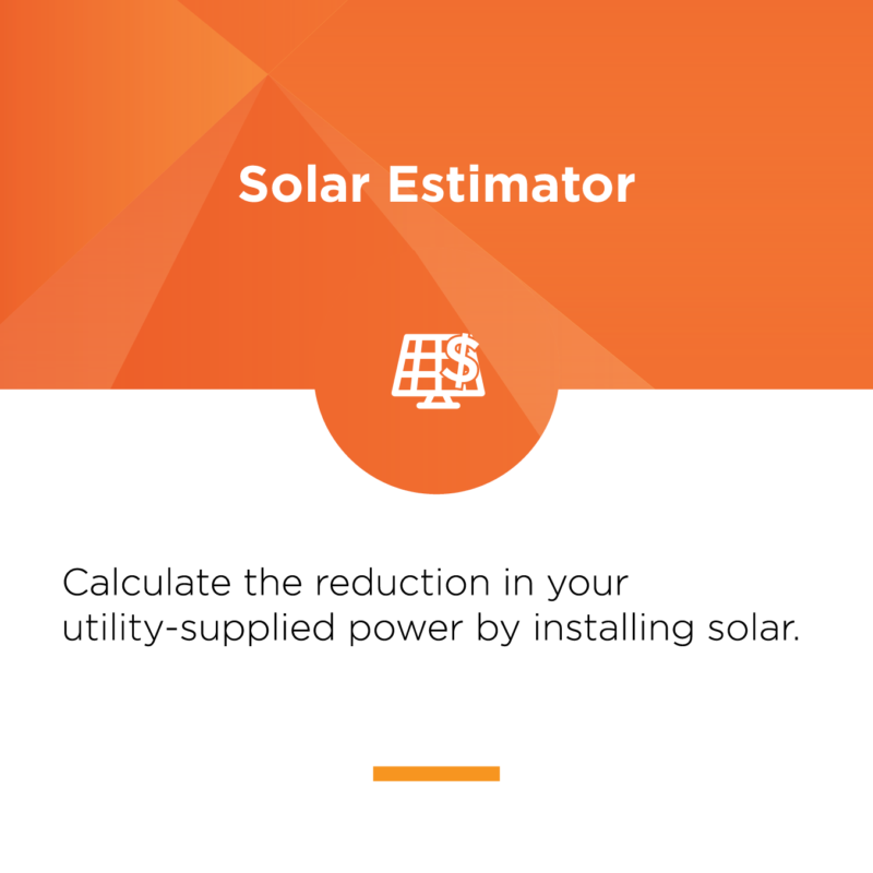 Solar Estimator tile