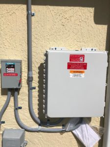 Disconnect switch gear