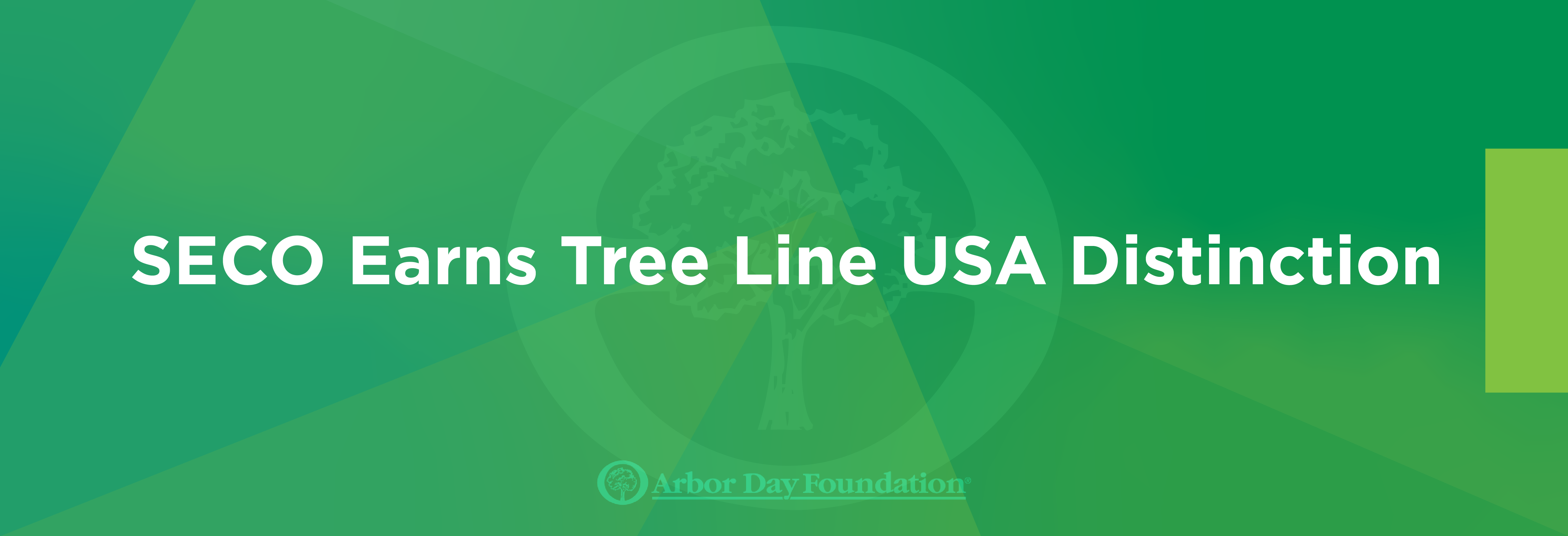 SECO Earns Tree Line USA Distinction
