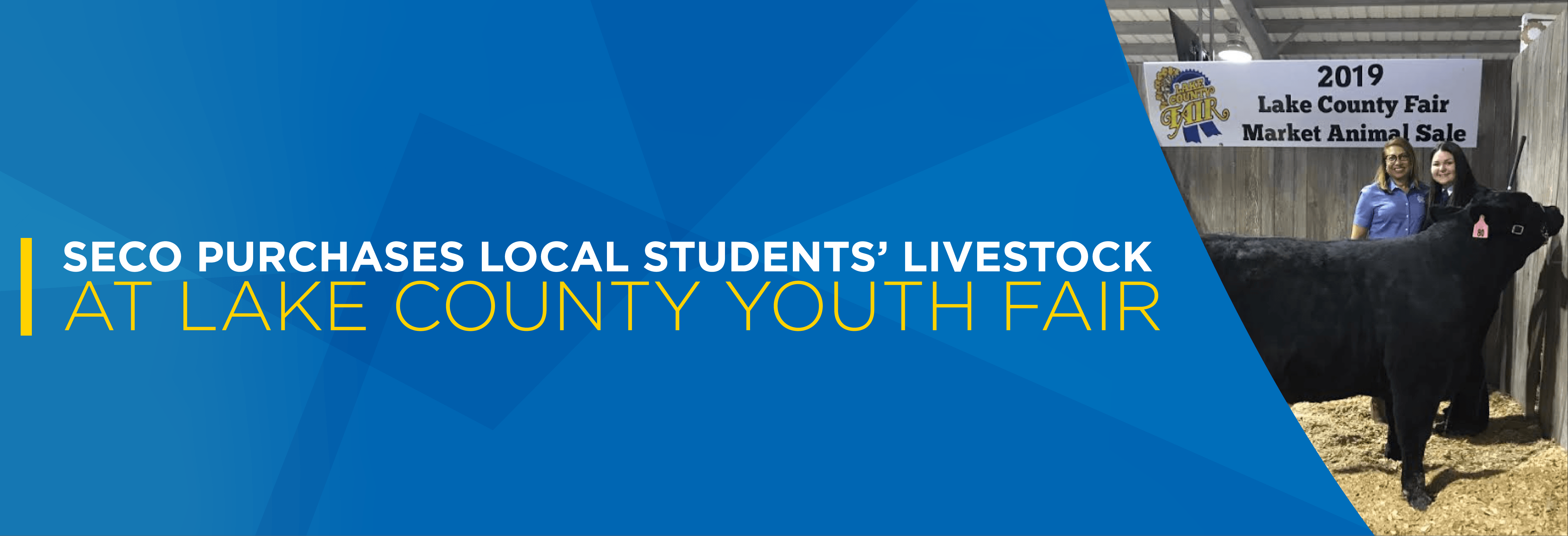 SECO Purchases Local Students’ Livestock at Lake County Youth Fair