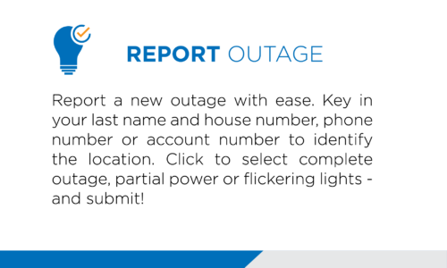 Report Outage Tile