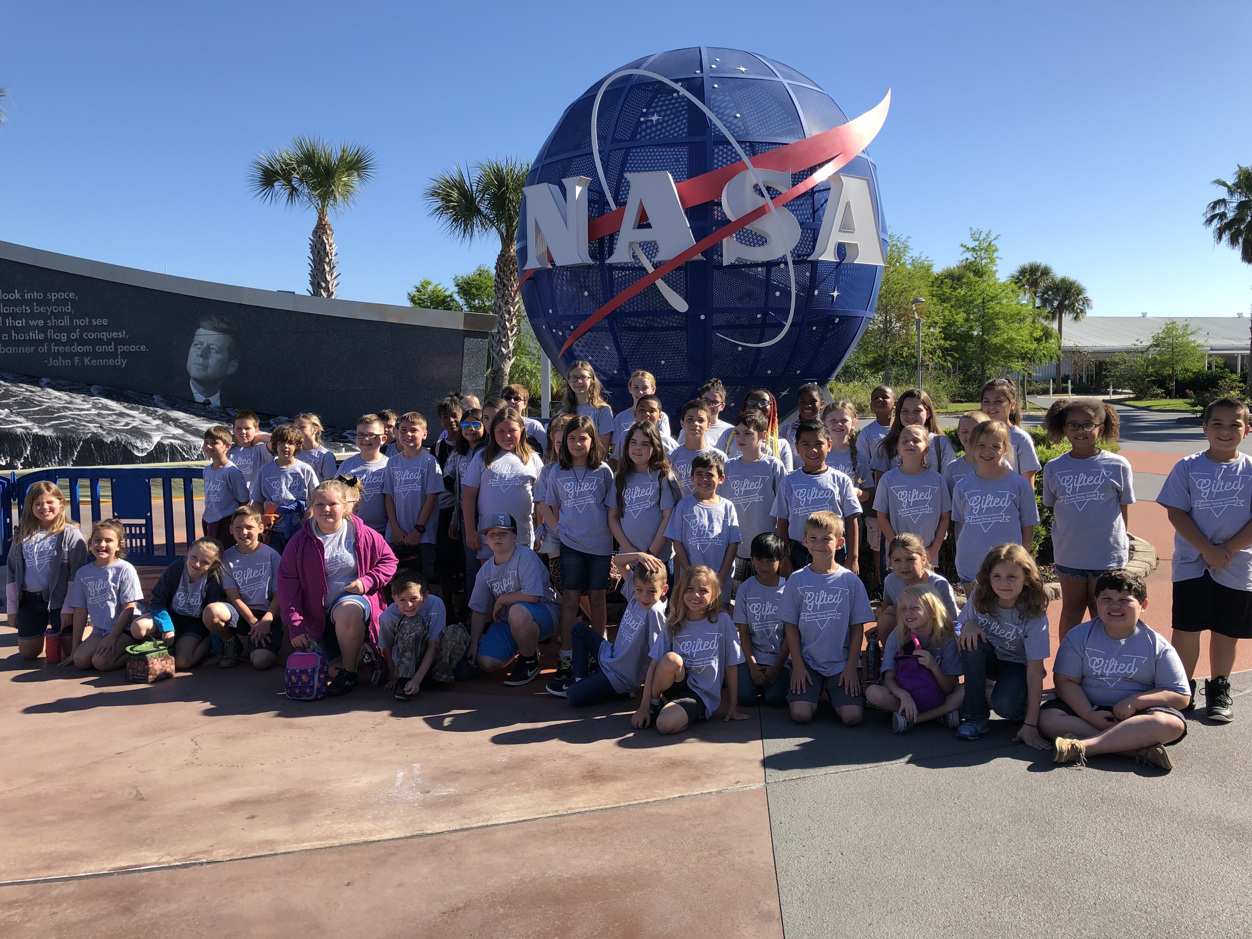 SECO Energy Supports Local Students' Field Trip to Kennedy Space Center - elementary students