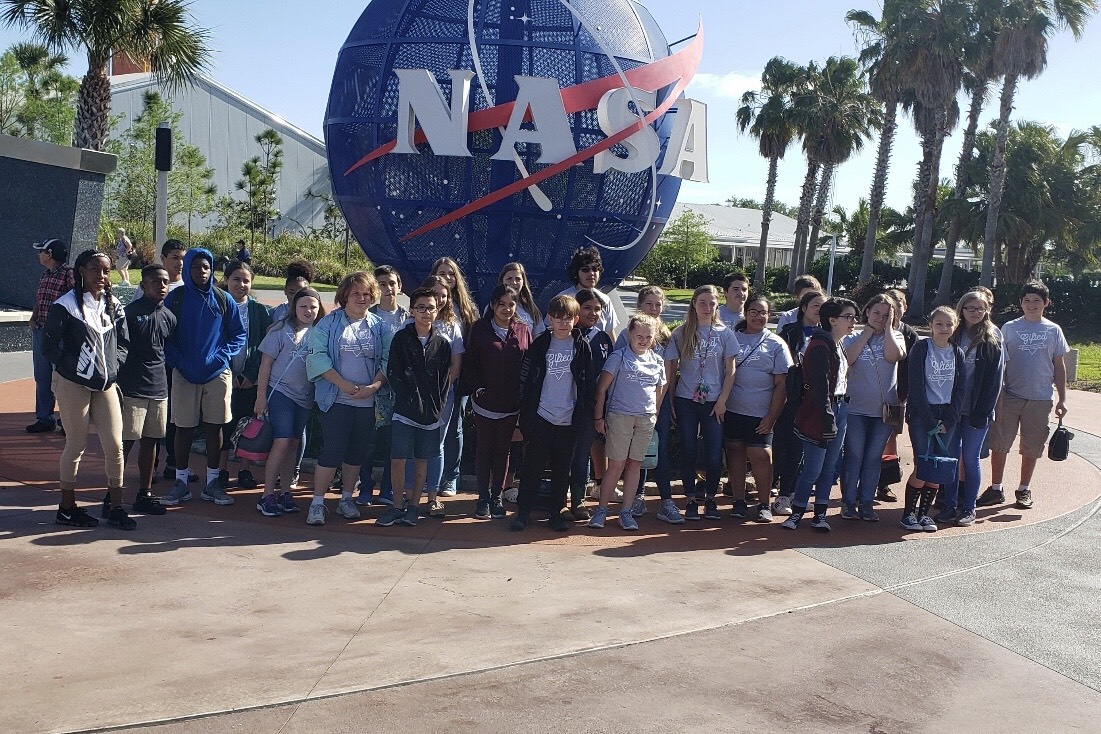 SECO Energy Supports Local Students' Field Trip to Kennedy Space Center - middle school students