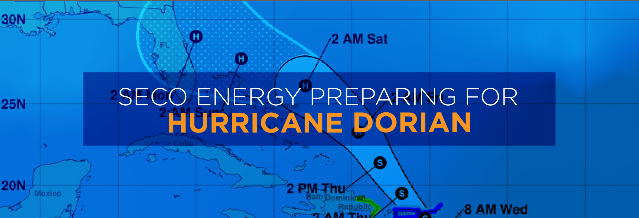 SECO Energy Preparing for Hurricane Dorian