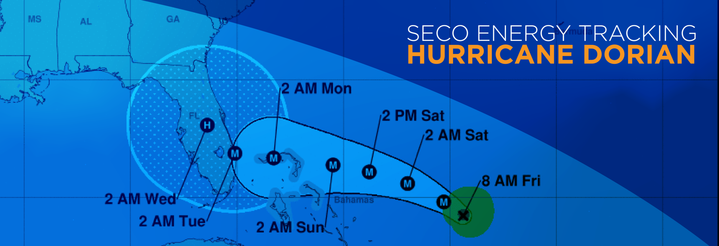 SECO Energy Tracking Hurricane Dorian