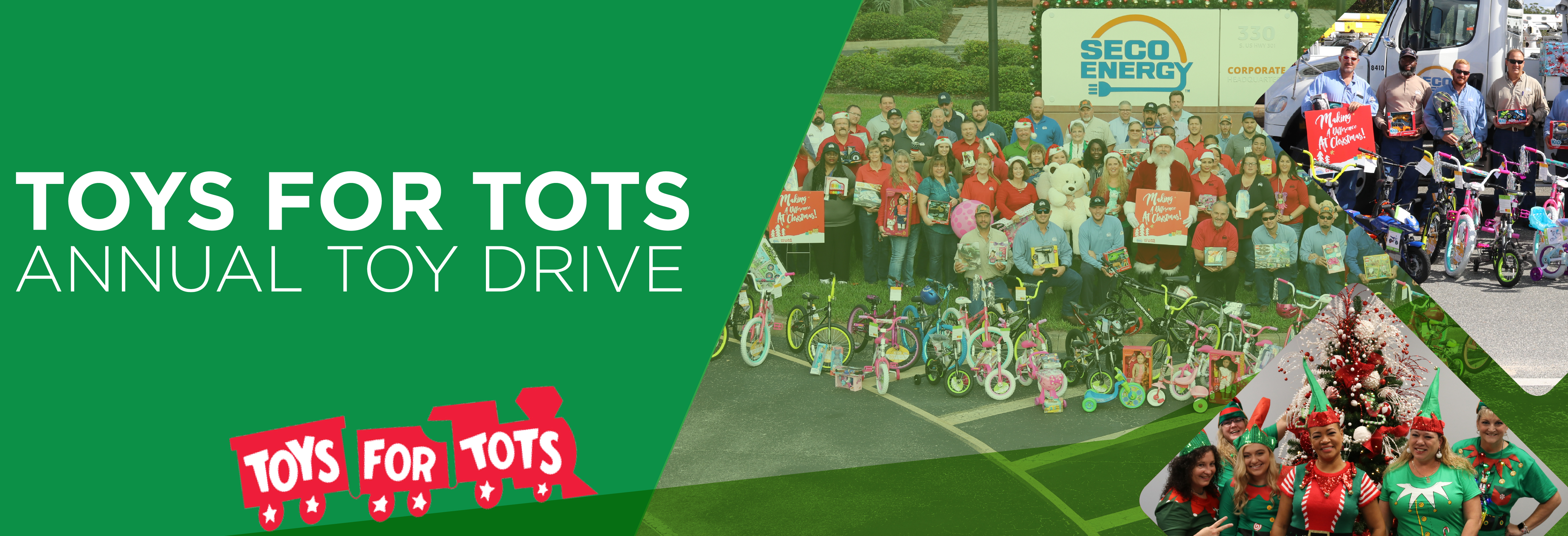 December 2019 SECO News Toys for Tots drive