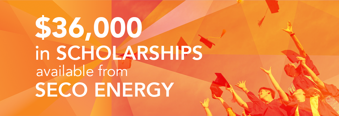 SECO Energy 2020 Youth Scholarship web slider