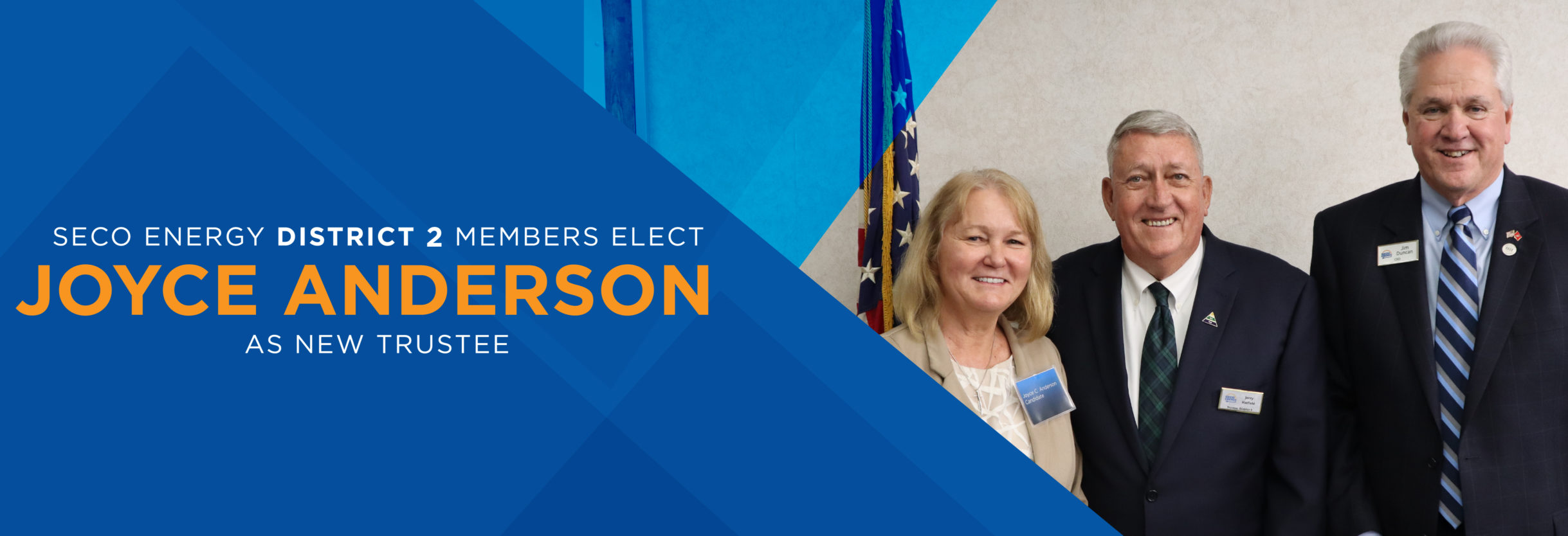 SECO Energy District 2 Members Elect Joyce Anderson as New Trustee