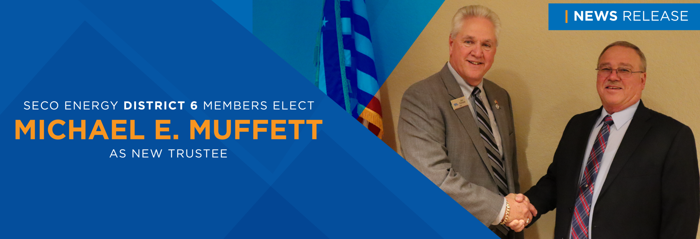 SECO Energy District 6 Members Elect Michael E. Muffett as New Trustee