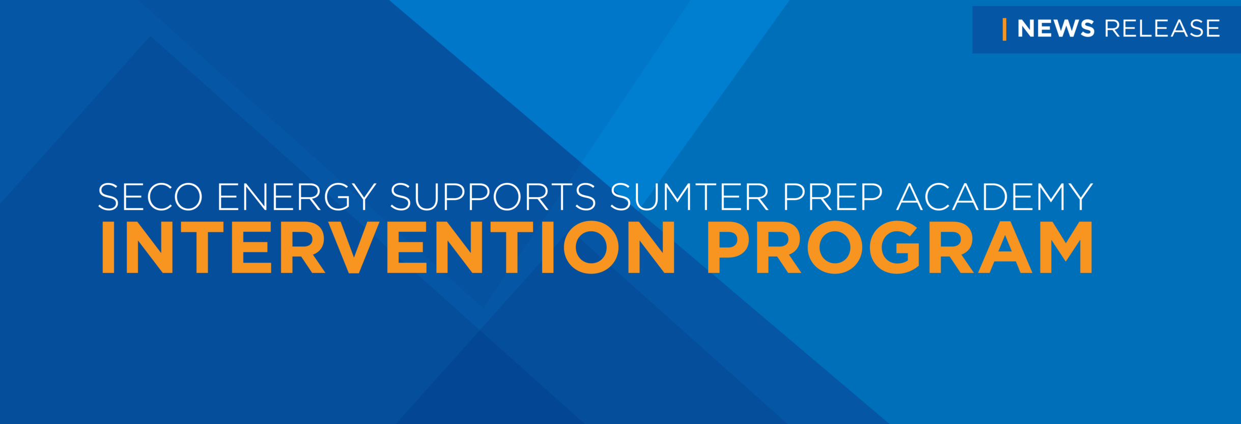 SECO Energy Supports Sumter Prep Academy Intervention Program news release