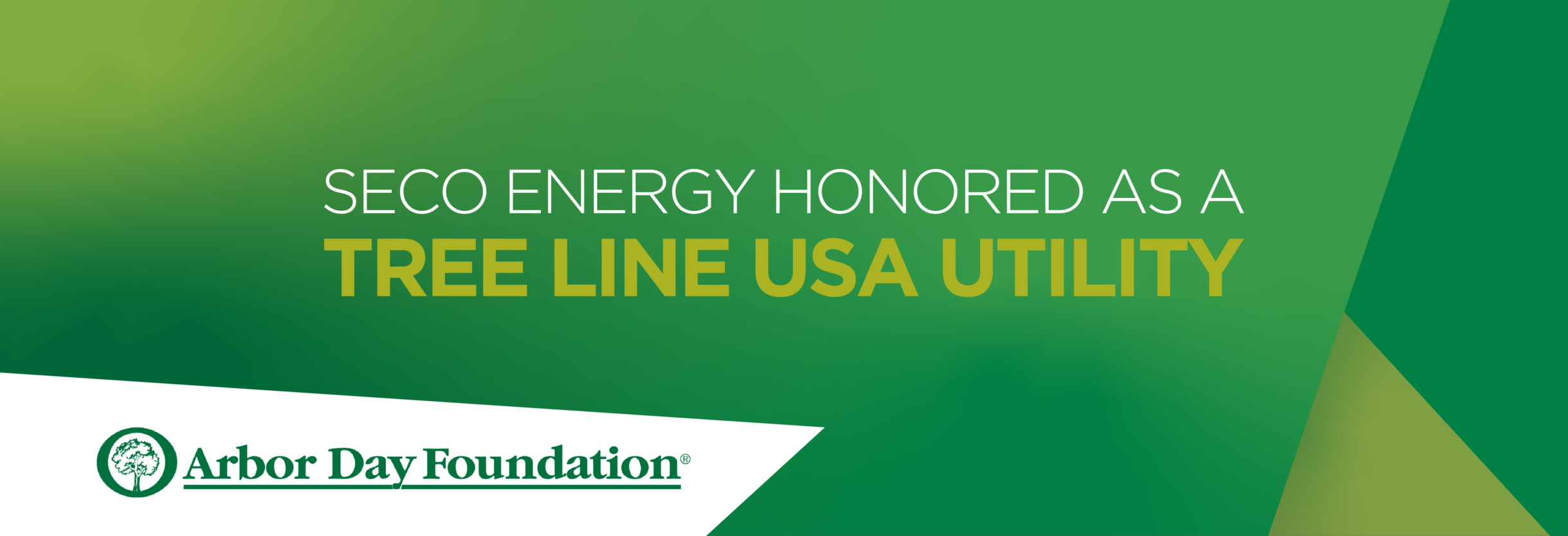 SECO Energy Honored as a Tree Line USA Utility