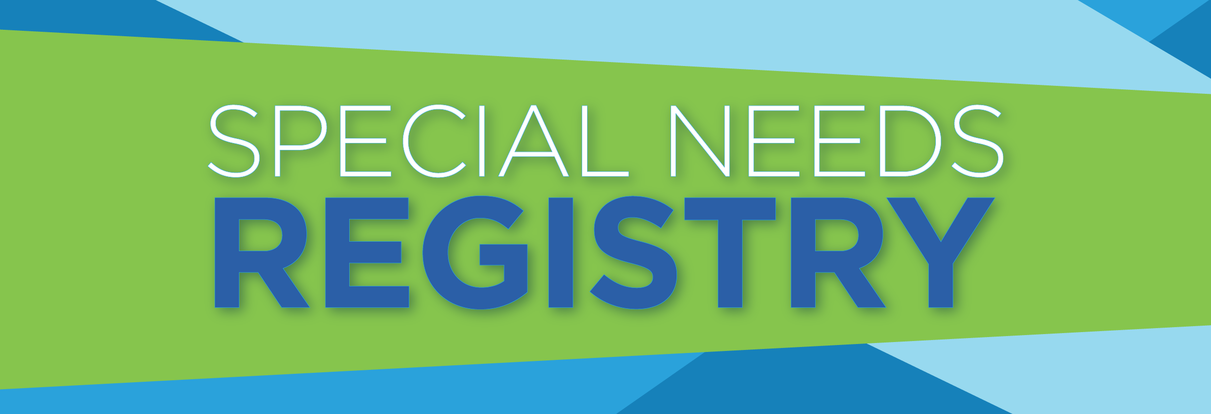 SECO News May 2020 Special Needs Registry Banner