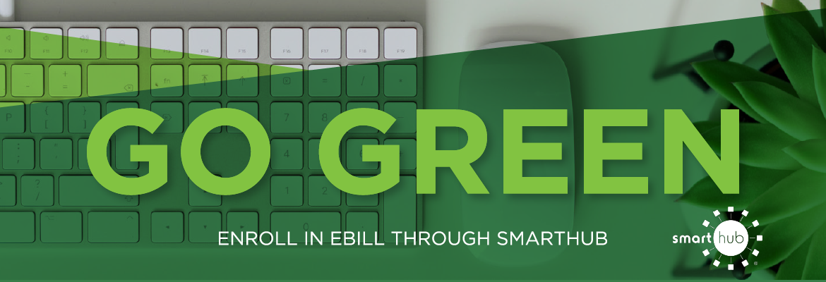SECO News July 2020 Go Green! Enroll in ebill through Smarthub