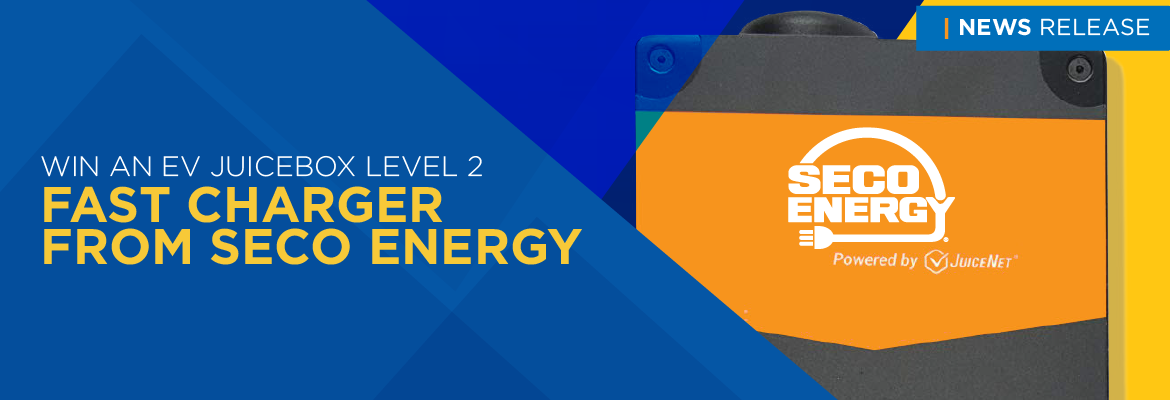 Win an EV JuiceBox Level 2 Fast Charger from SECO Energy