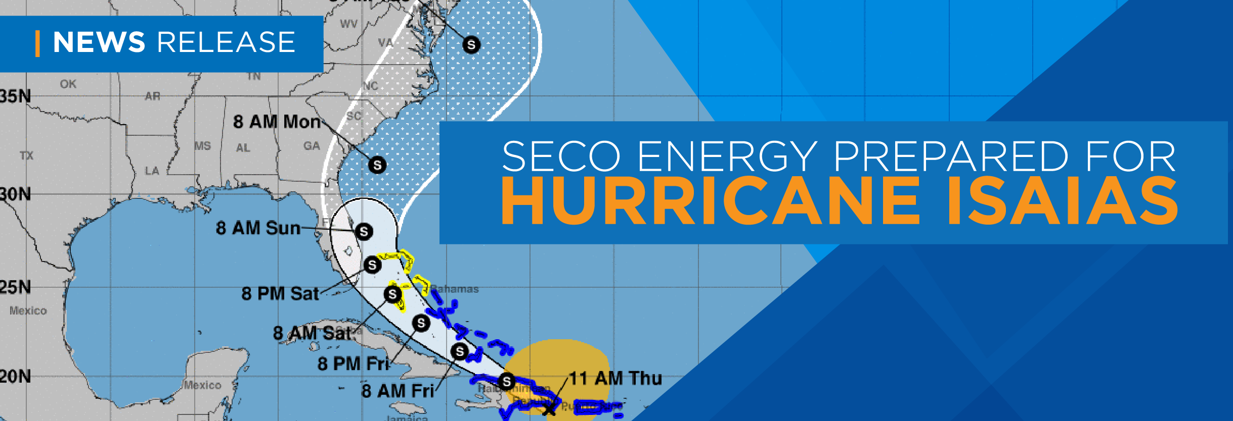 SECO Energy Prepared for Hurricane Isaias