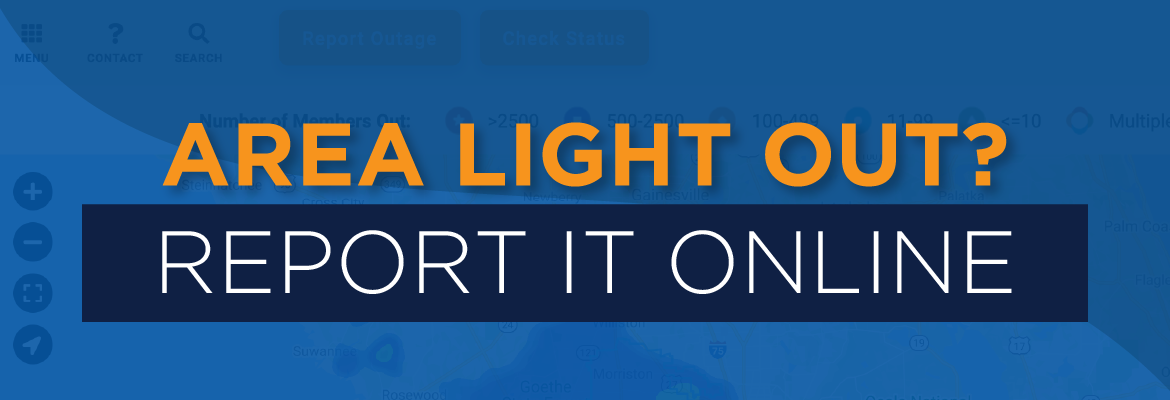 SECO News December 2020 Area Light Out? Report it Online
