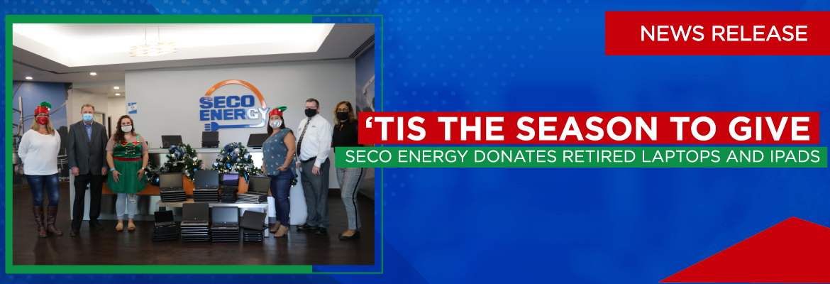 ‘Tis the Season to Give – SECO Energy Donates Retired Laptops and iPads