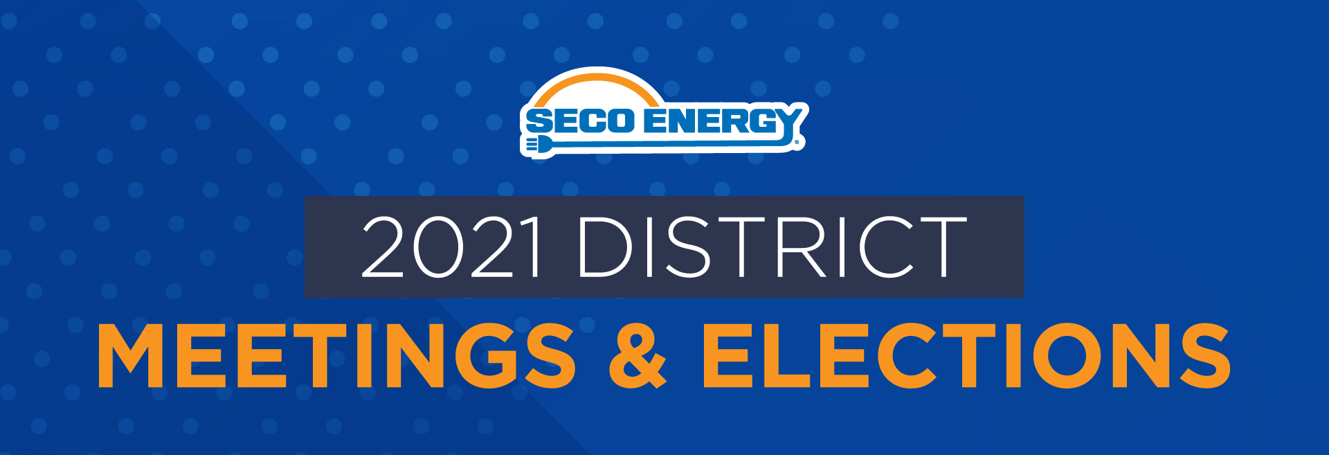 2021 District Meetings & Elections