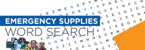 SECO News June 2021 Emergency Supplies Word Search