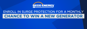 SECO News July 2021 Enroll In Surge Protection For A Monthly Chance To Win A New Generator