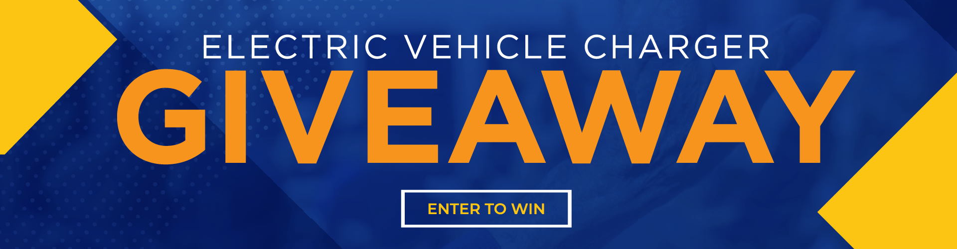 Electric Vehicle Charger Giveaway Hero Banner