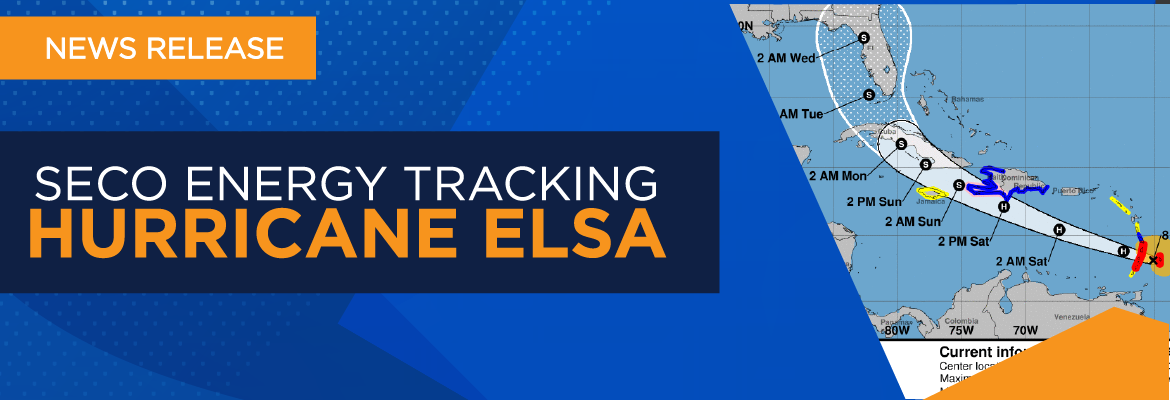 SECO Energy Tracking Hurricane Elsa