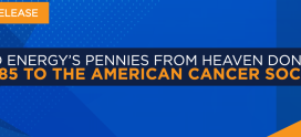 SECO Energy’s Pennies Program Donates $3,485 to the American Cancer Society