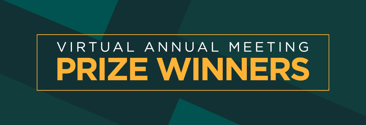Virtual Annual Meeting Prize Winners