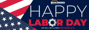 SECO Energy offices will be closed on Monday, September 5, 2022, in observance of the Labor Day holiday.