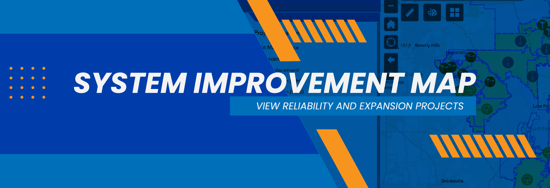 System Improvement Map - View Reliability And Expansion Projects