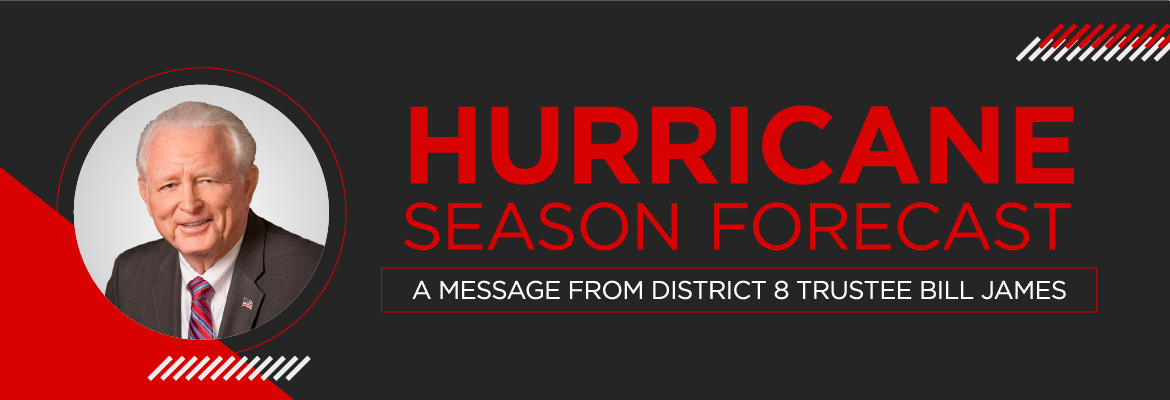 SECO News May 2023 Hurricane Season Forecast: A Message From District 8 Trustee Bill James
