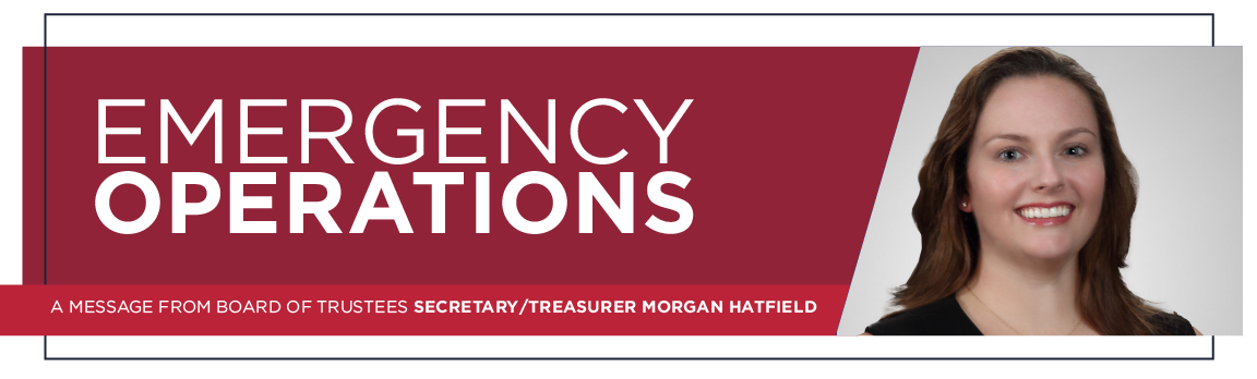 SECO News September 2023 Emergency Operations A Message From Board of Trustees Secretary/Treasurer Morgan Hatfield