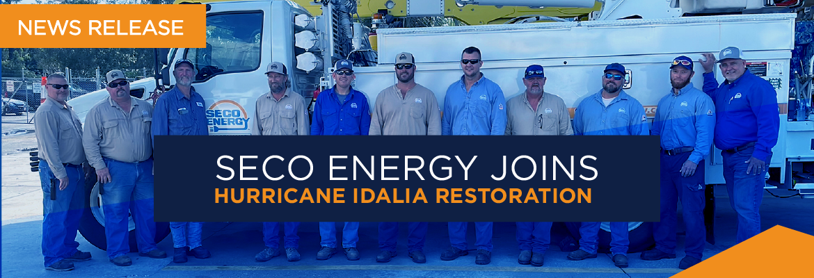SECO Energy Joins Hurricane Idalia Restoration Effort