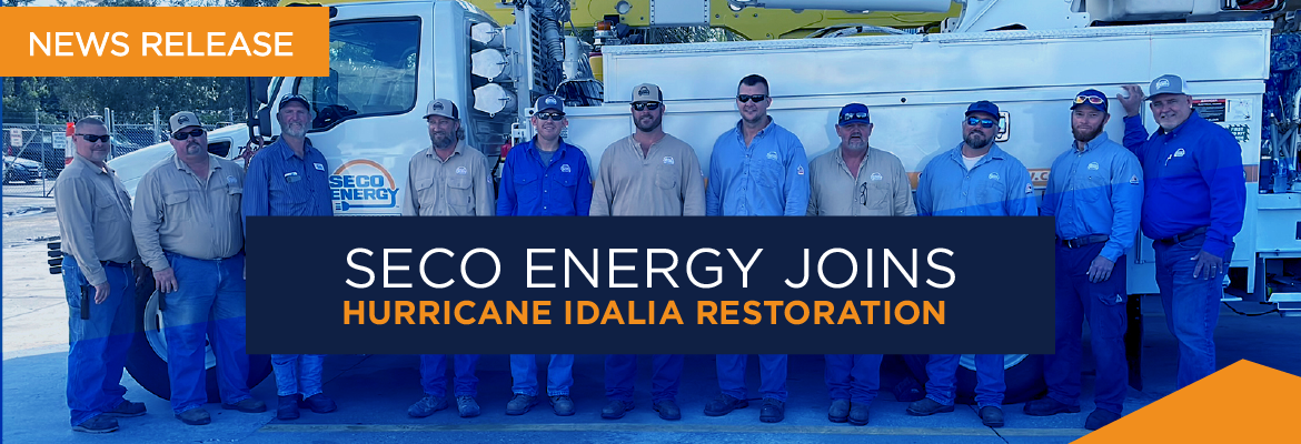 News Release SECO Energy Joins Hurricane Idalia Restoration